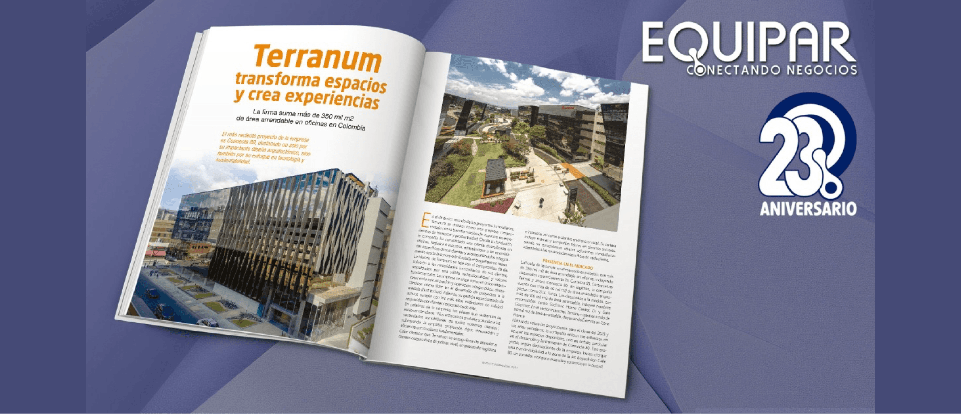 Terranum y Connecta 80 – Espacios para Experiencias Memorables